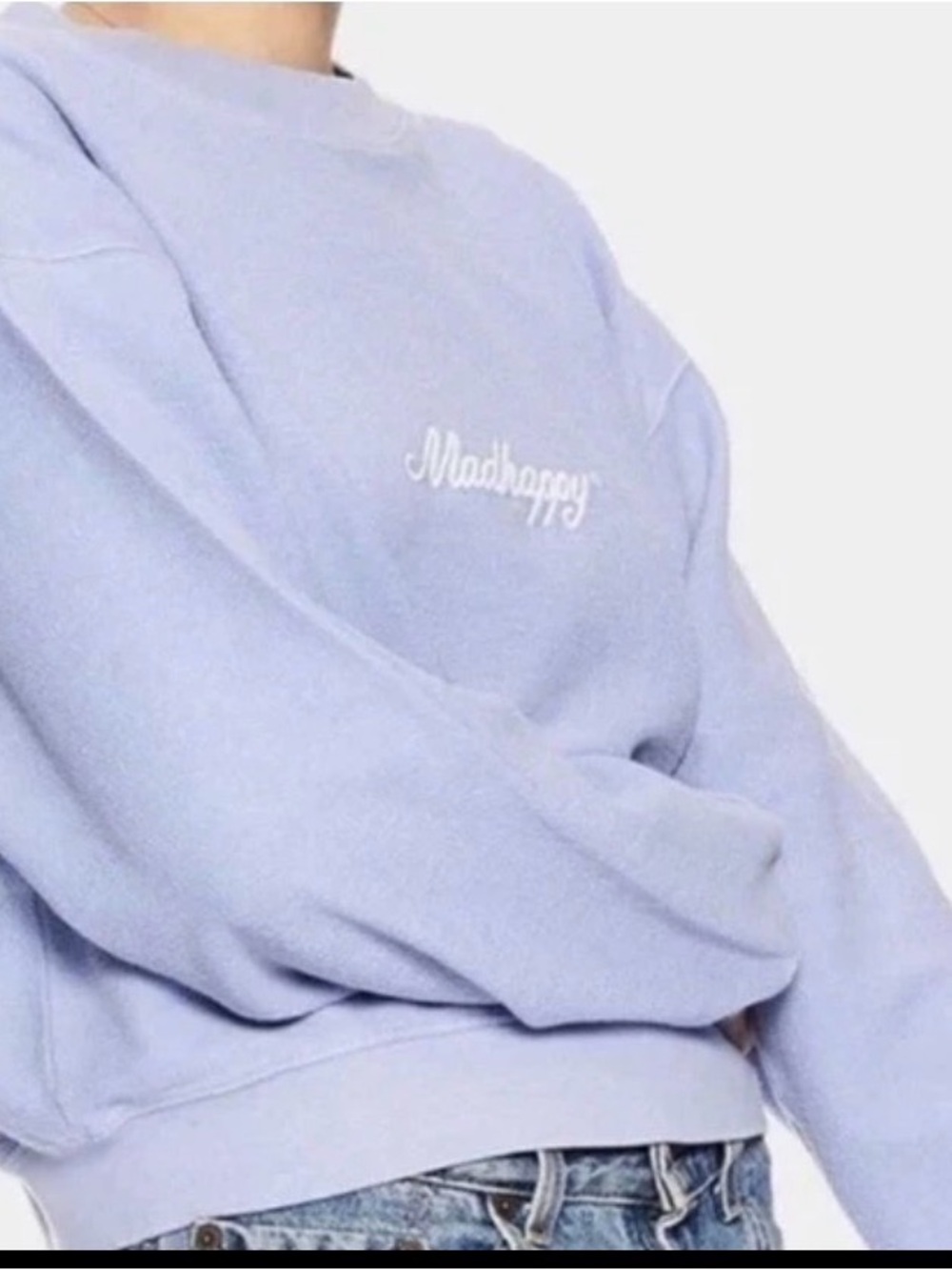 Madhappy Pastel Lavender Pullover Sweatshirt